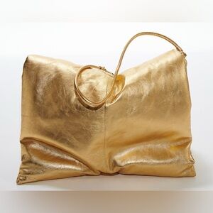 H&M Studio Gorgeous Golden Padded Bag. Sold out everywhere!